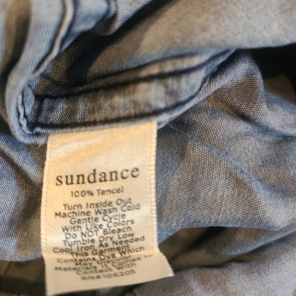 Sundance Sz PS Denim Top - Picture 2 of 6